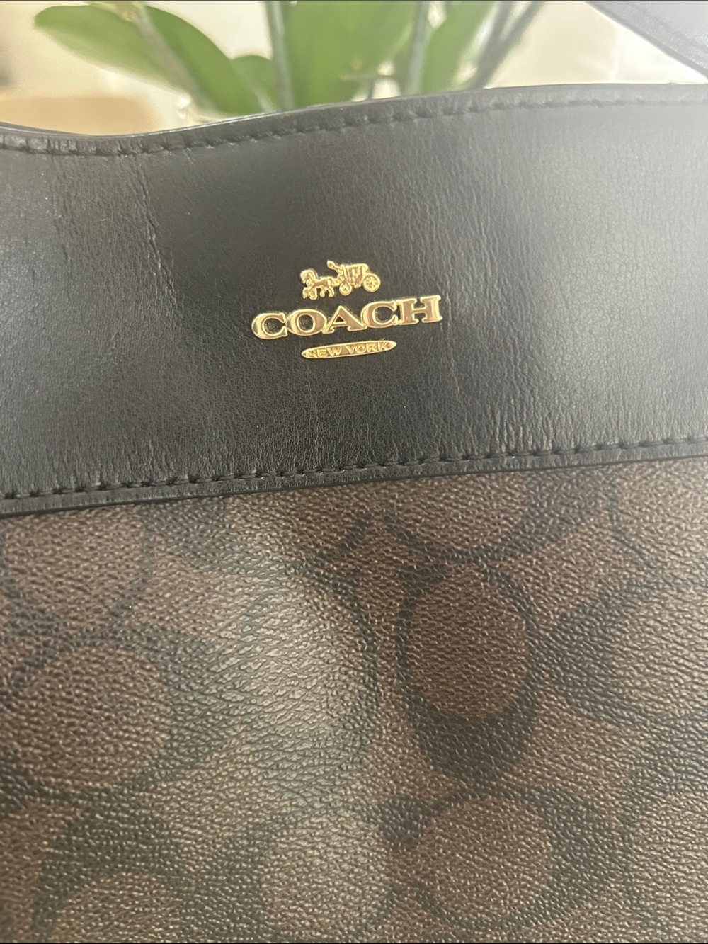Coach New York City girl LARGE LEXY Brown and Black Preppy Shoulder Bag Y2k - Picture 7 of 9